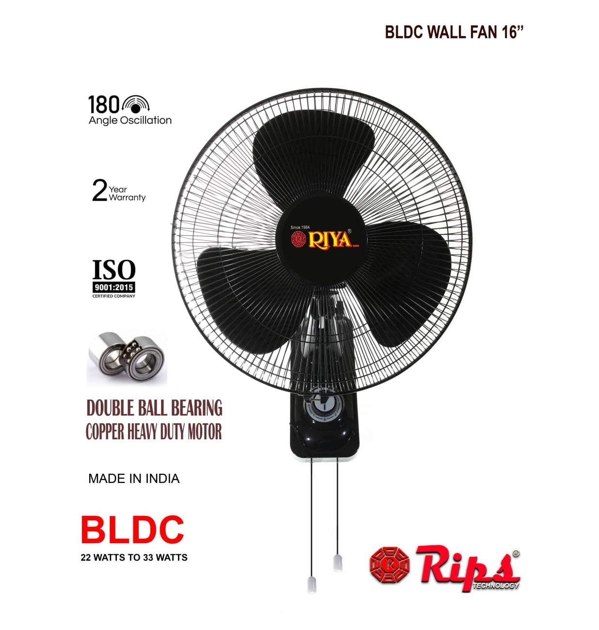 BLDC Wall Fan With / Without Remote