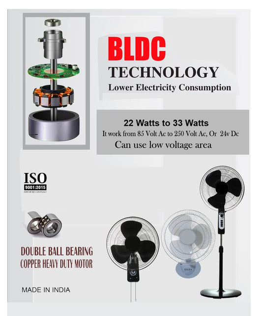BLDC +AC  TABLE  FAN  16''/12"  High Speed / Semi Speed