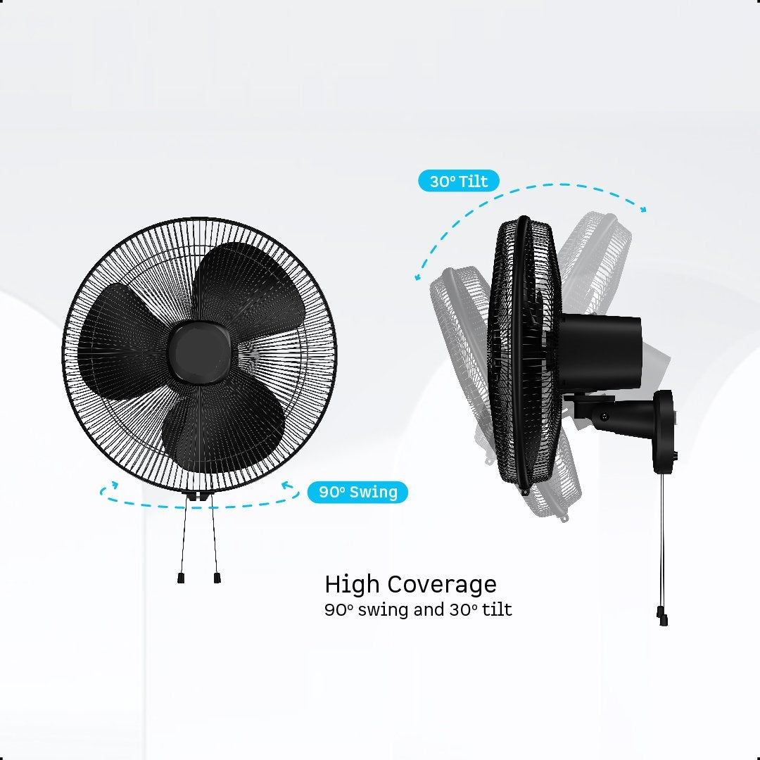 AC WALL FAN  16'' With / Without Remote